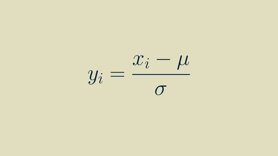 Zero mean, unit variance normalization